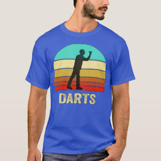 Vintage Retro Style Sunset Darts T-Shirt