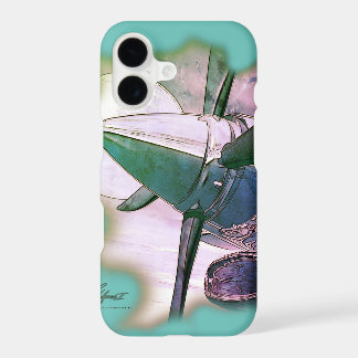 Vintage Retro style Turbo Aircraft