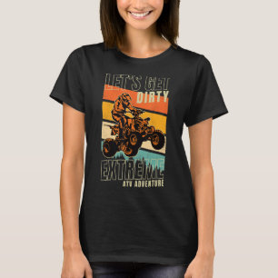 Vintage Retro Style UTV Quad Offroad extreme ATV a T-Shirt