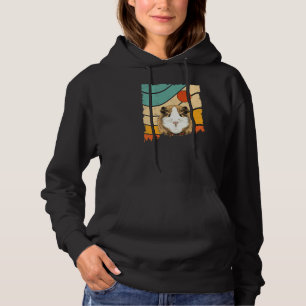 Vintage Retro Style Wildlife Animal domestic cavy Hoodie