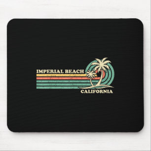 Vintage Retro Summer Vacation California Imperial Mouse Pad