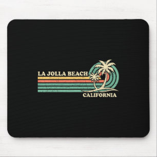 Vintage Retro Summer Vacation California La Jolla Mouse Pad