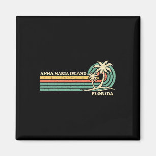 Vintage Retro Summer Vacation Florida Anna Maria I Magnet