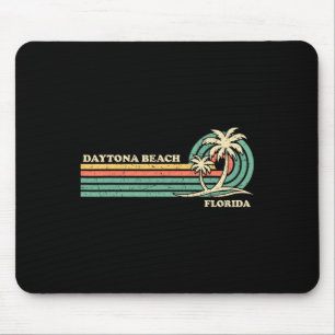 Vintage Retro Summer Vacation Florida Daytona Beac Mouse Pad