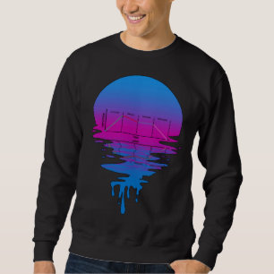 Vintage Retro Sunset ADSR Synth Sweatshirt