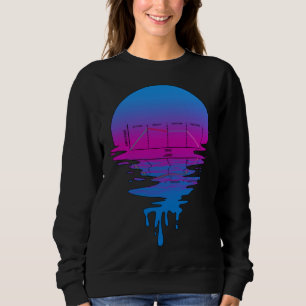 Vintage Retro Sunset ADSR Synth Sweatshirt