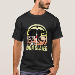 Vintage Retro Sunset Coon Slayer Hunting Hunter T-Shirt