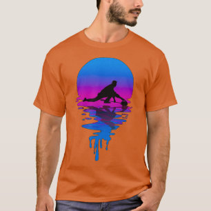 Vintage Retro Sunset Curling T-Shirt