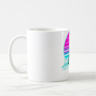 Vintage Retro Sunset Darts  Coffee Mug