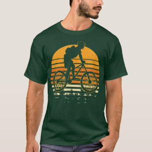 Vintage Retro Sunset Design Biker 1409 T-Shirt