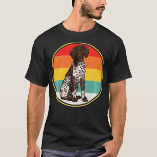 Vintage Retro Sunset German Shorthaired Pointer Do T-Shirt
