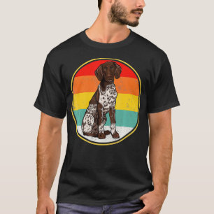 Vintage Retro Sunset German Shorthaired Pointer Do T-Shirt
