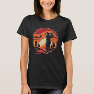Vintage Retro Sunset Golfing 1 T-Shirt