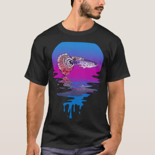 Vintage Retro Sunset Guppy T-Shirt