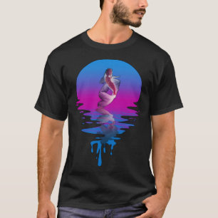 Vintage Retro Sunset Koi Fish T-Shirt