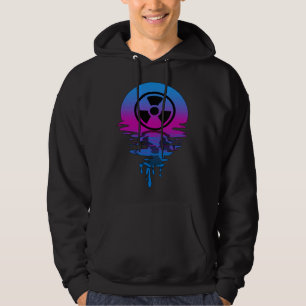 Vintage Retro Sunset Radioactive Hoodie