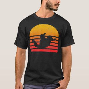 Vintage Retro Sunset Skydiving T-Shirt