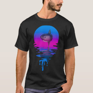 Vintage Retro Sunset Sunfish T-Shirt