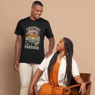 Vintage Retro Sunset T-Shirt Design for Graphic 