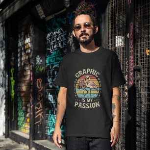 Vintage Retro Sunset T-Shirt Design for Graphic