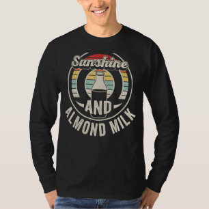Vintage Retro Sunshine And Almond Milk Summer T-Shirt