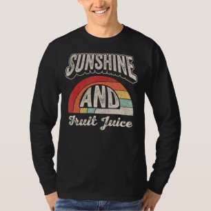 Vintage Retro Sunshine And Fruit Juice Summer 1 T-Shirt