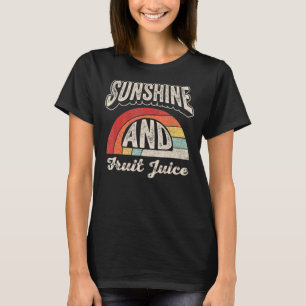 Vintage Retro Sunshine And Fruit Juice Summer 1 T-Shirt