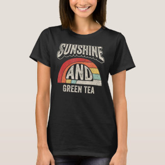 Vintage Retro Sunshine And Green Tea  Summer 4 T-Shirt