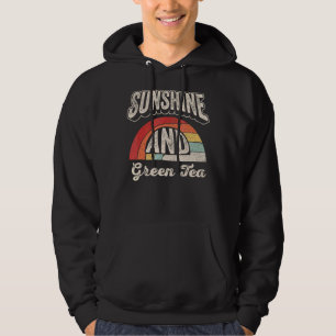 Vintage Retro Sunshine And Green Tea Summer Hoodie