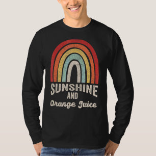 Vintage Retro Sunshine And Orange Juice Summer 3 T-Shirt