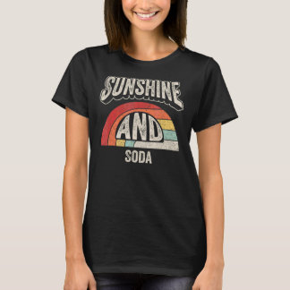 Vintage Retro Sunshine And Soda Summer 4 T-Shirt