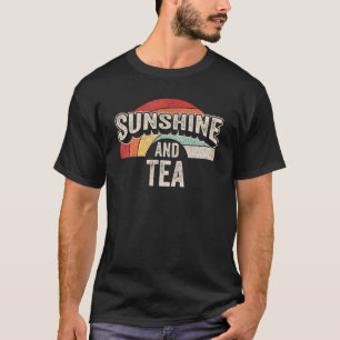 Vintage Retro Sunshine And Tea  Summer 4 T-Shirt
