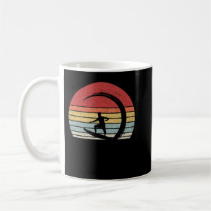 Vintage Retro Surfer Gift Wave Surfing Surf Beach Coffee Mug
