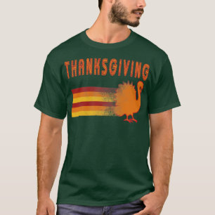 Vintage Retro Thanksgiving Turkey T-Shirt
