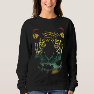 Vintage retro Tiger  tiger  tiger for kids Sweatshirt