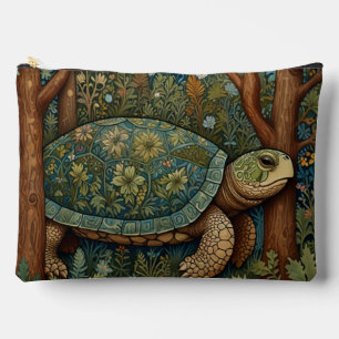 Vintage retro turtle bohemian boho woodland accessory pouch