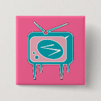 Vintage Retro TV Television Set