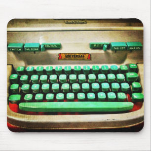 Vintage Retro Typewriter Mouse Pad