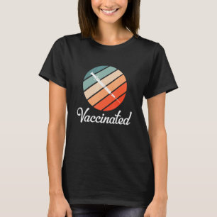 Vintage Retro Vaccinated Vaccines Immunisation T-Shirt
