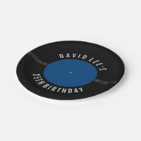 Vintage Retro Vinyl Record Personalised Party