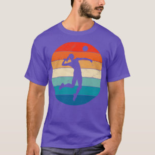 Vintage Retro Volleyball Payer T-Shirt