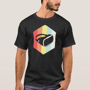 Vintage Retro Vr Developer Gamer Virtual Reality T-Shirt