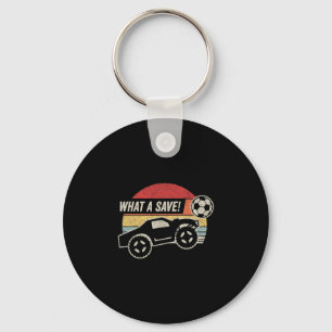 Vintage Retro What A Save! Rocket Rc Soccer Car Ga Key Ring