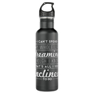 Vintage Retro Whole Life Dreaming 710 Ml Water Bottle