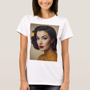 Vintage retro woman T-Shirt