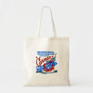 Vintage Retro Women Theatre Carmen Opera Poster Tote Bag