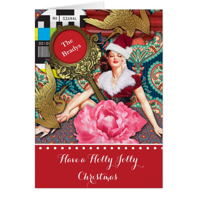 Vintage Retro Xmas Santa (Front)