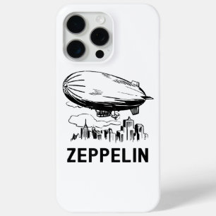 Vintage Retro Zeppelin - Dirigible Airship Sketch iPhone 15 Pro Max Case