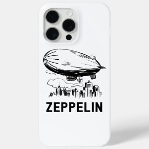 Vintage Retro Zeppelin - Dirigible Airship Sketch iPhone 15 Pro Max Case
