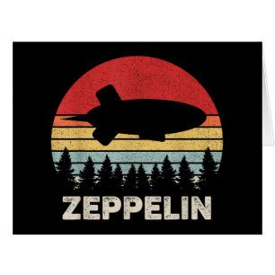 Vintage Retro Zeppelin Shirt Dirigible Airship